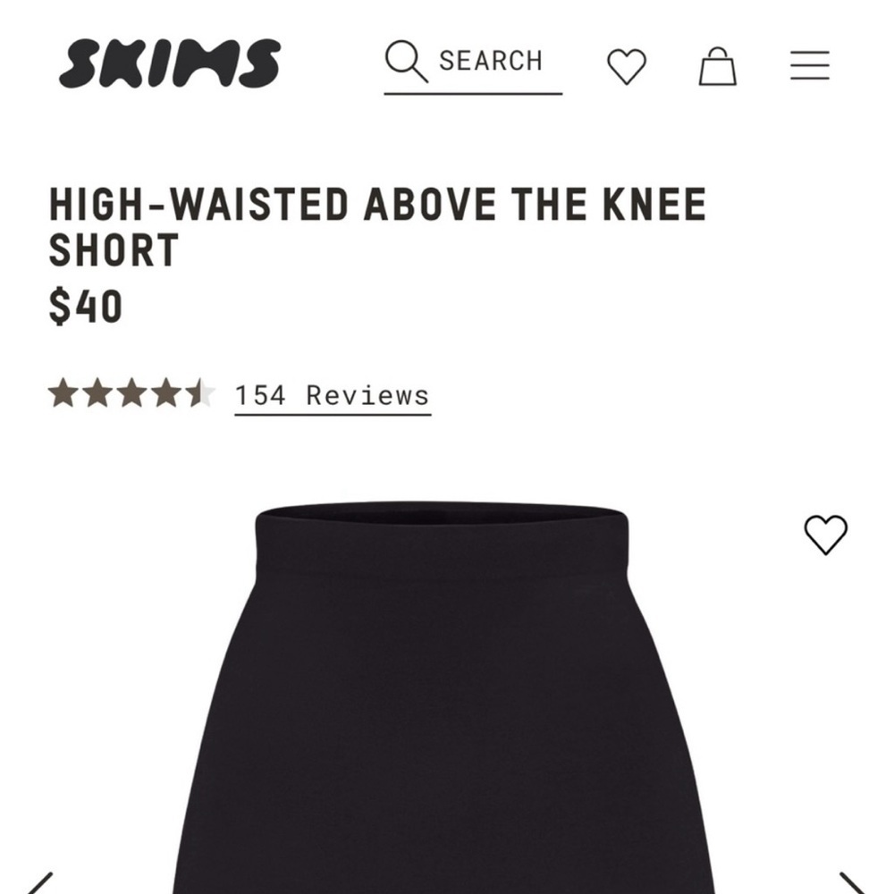 SKIMS Seamless Sculpt High-Waist Above-the-Knee Shapewear Shorts NWT Sold Out